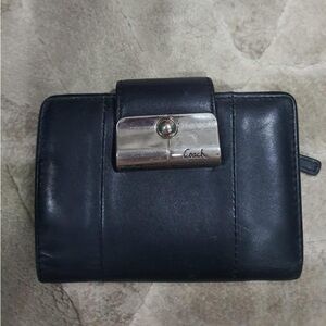 Coach Kristin Black Bifold Genuine Leather Wallet